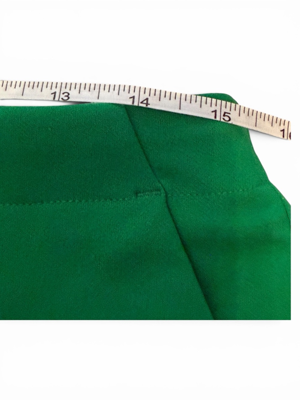 Rachel Zoe Emerald Green High-Waist Tailored Shorts - Picture 6 of 7